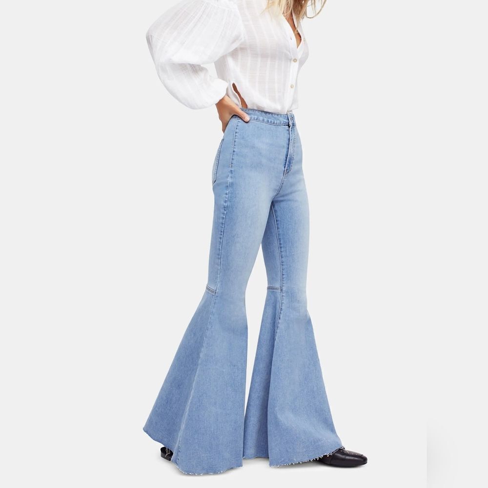 Free People Just Float On Flare Jeans Size 31R
